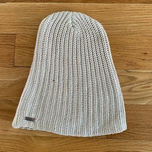 Cream Beanie Hat